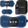 KingPavonini Wireless TENS Unit Muscle Stimulator with Remote, 2 Units TENS Machine for Pain Relief, 4 Ultra-Large Pads for Back Shoulder Sciatica, Storage Bag, 6 Modes 20 Intensities, Model SM9116