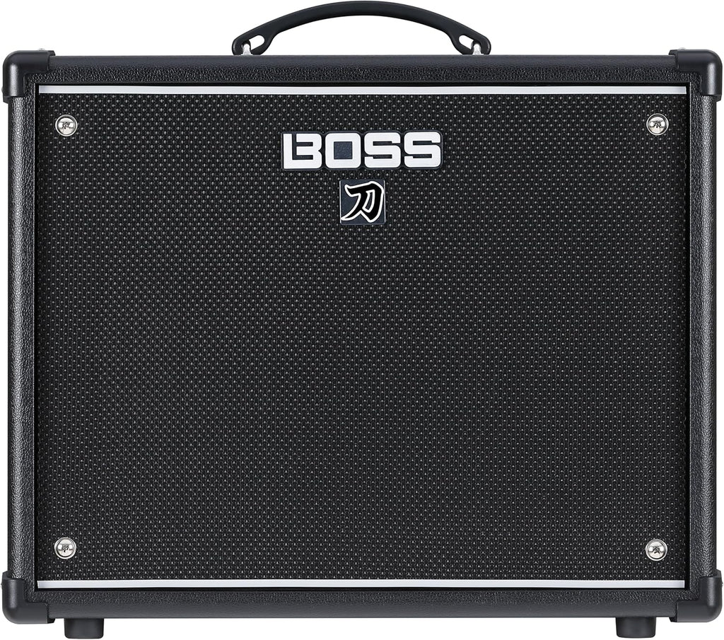 BOSS Katana-50 Gen 3 Guitar Amplifier | Compact 50-Watt Combo Amp | Custom 12-Inch Speaker | Evolved Tube Logic Sound | 12 Amp Characters | Onboard BOSS Effects | Advanced Connectivity & More