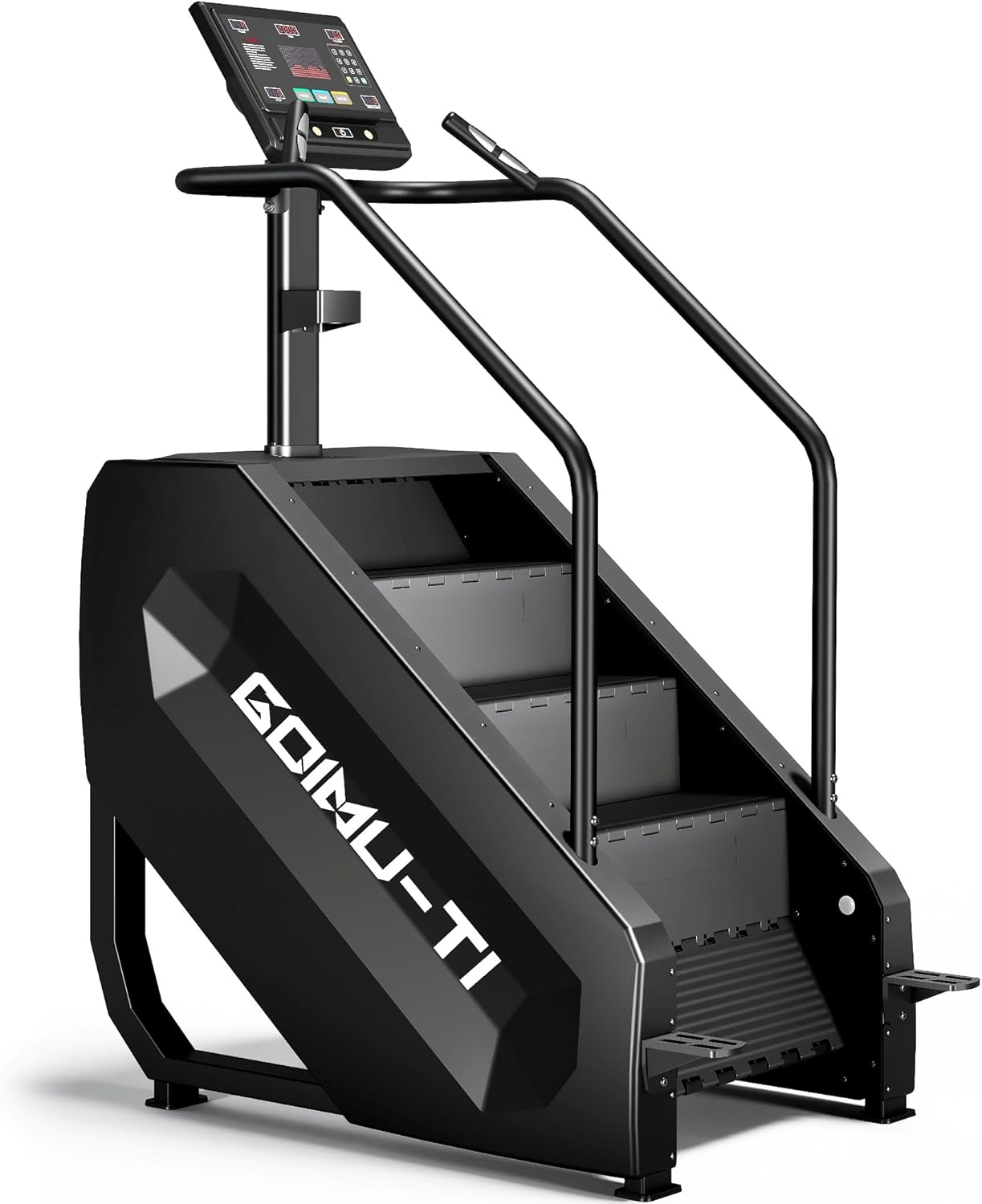 T1 Stair Stepper Machine, 550Lbs Commercial Grade Stair Climber for Home with 15 Resistance Level and LED Screen, Stepmill Exercise Machine for Full Body Workouts, 24-164 Steps/Min