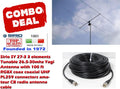 Sirio SY 27-3 3 Elements Yagi Beam CB/10Meter Antenna with 100Ft Coax Cable