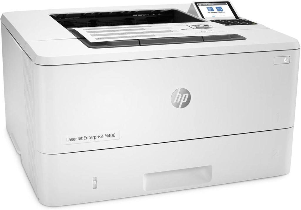 HP LaserJet Enterprise M406dn Monochrome Printer with Built-in Ethernet & 2-Sided Printing (3PZ15A)