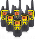 Midland T61VP3 36 Channel FRS Two-Way Radio - Up to 32 Mile Range Walkie Talkie - Yellow/Black (Pack of 12)
