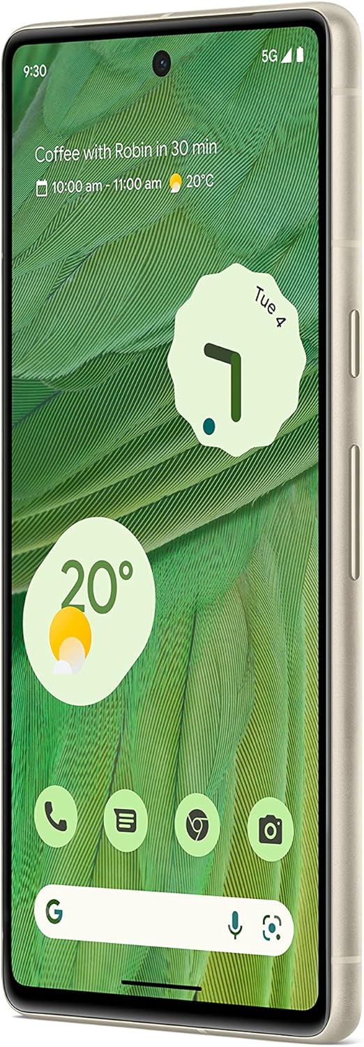 Google Pixel 7-5G Android Phone - Unlocked Smartphone with Wide Angle Lens and 24-Hour Battery - 128GB - Lemongrass