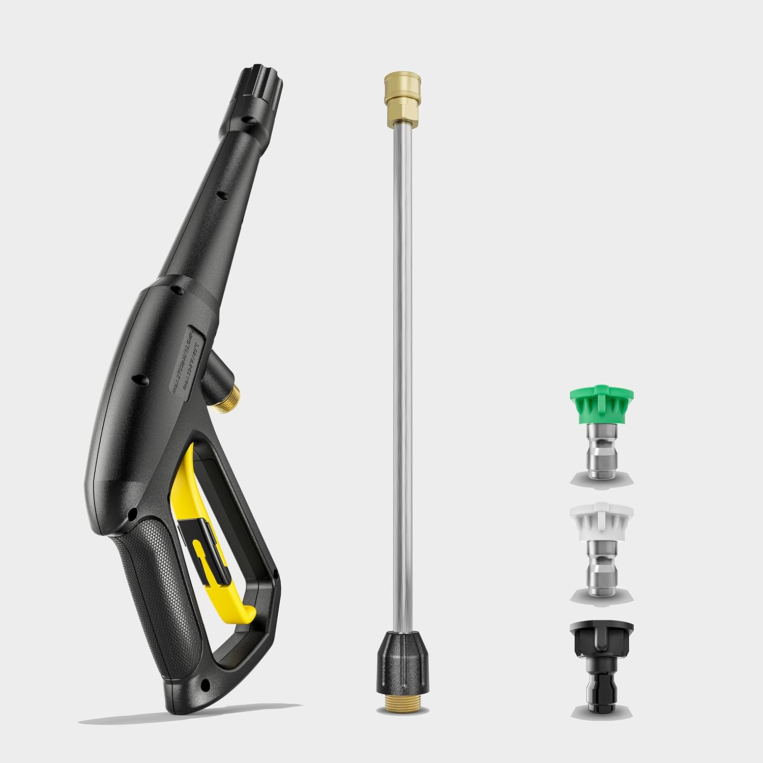 Kärcher K 3 Horizontal Foam Cannon 1700 PSI Portable Electric Pressure Washer with Foam Cannon for Enhanced Detergent Application