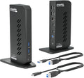 Plugable Dual 1080p HDMI Universal Docking Station for USB-C & USB 3.0 Laptop, 10 Ports, Windows/ChromeOS Plug & Play, macOS Driver Required (UD-3900Z)