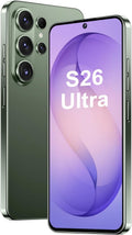 Unlocked Phone I26 Ultra Android Phone 10-core 12GB+512GB Cell Phone 7 inch HD Screen Mobile Phone 108MP+48MP Camera 6800 mAh Extra Large Battery 5G Dual SIM (Green)