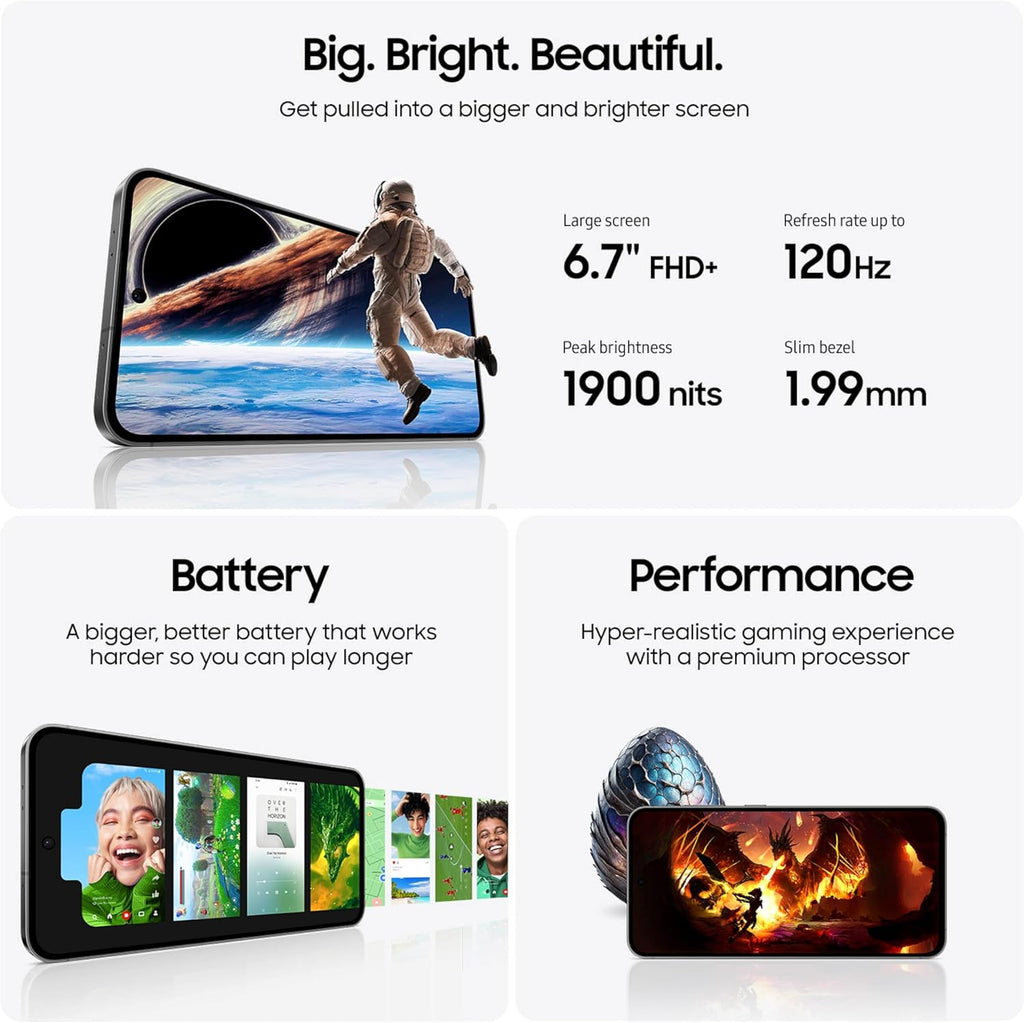 Samsung Galaxy S24 FE, 128GB - Unlocked (Renewed) | Renewed