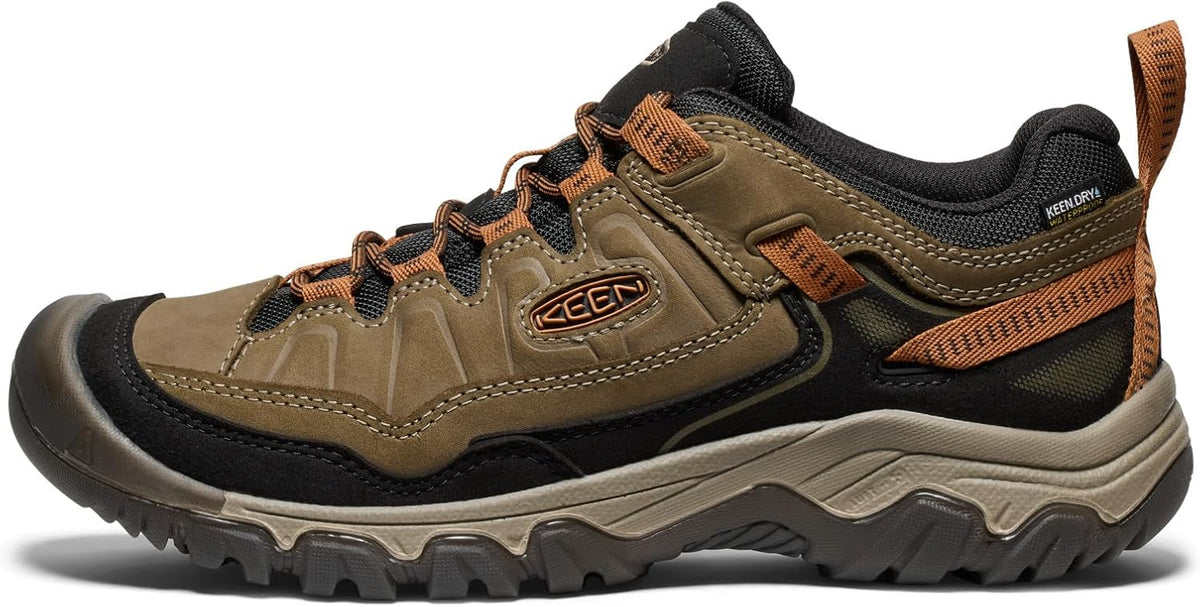 KEEN Men's Targhee 4 Low Height Durable Comfortable Waterproof Hiking Shoes