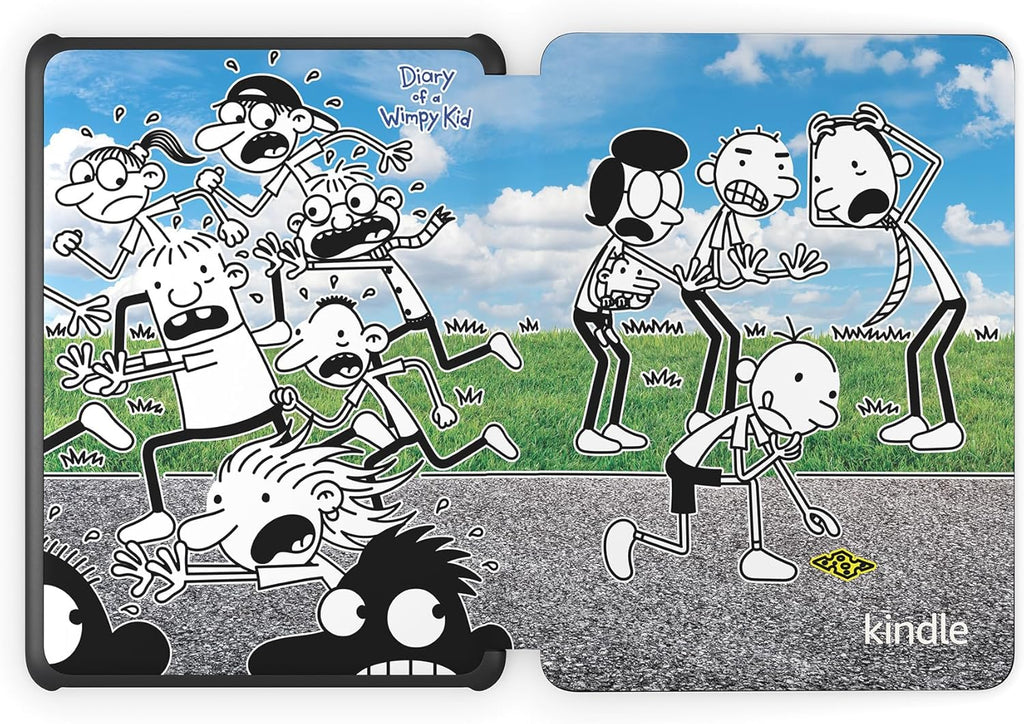 Amazon Kindle Paperwhite Kids 16GB (newest model) – Larger 7" glare-free display. Kids read an average of 1+ hour per day with Kindle – Diary of a Wimpy Kid