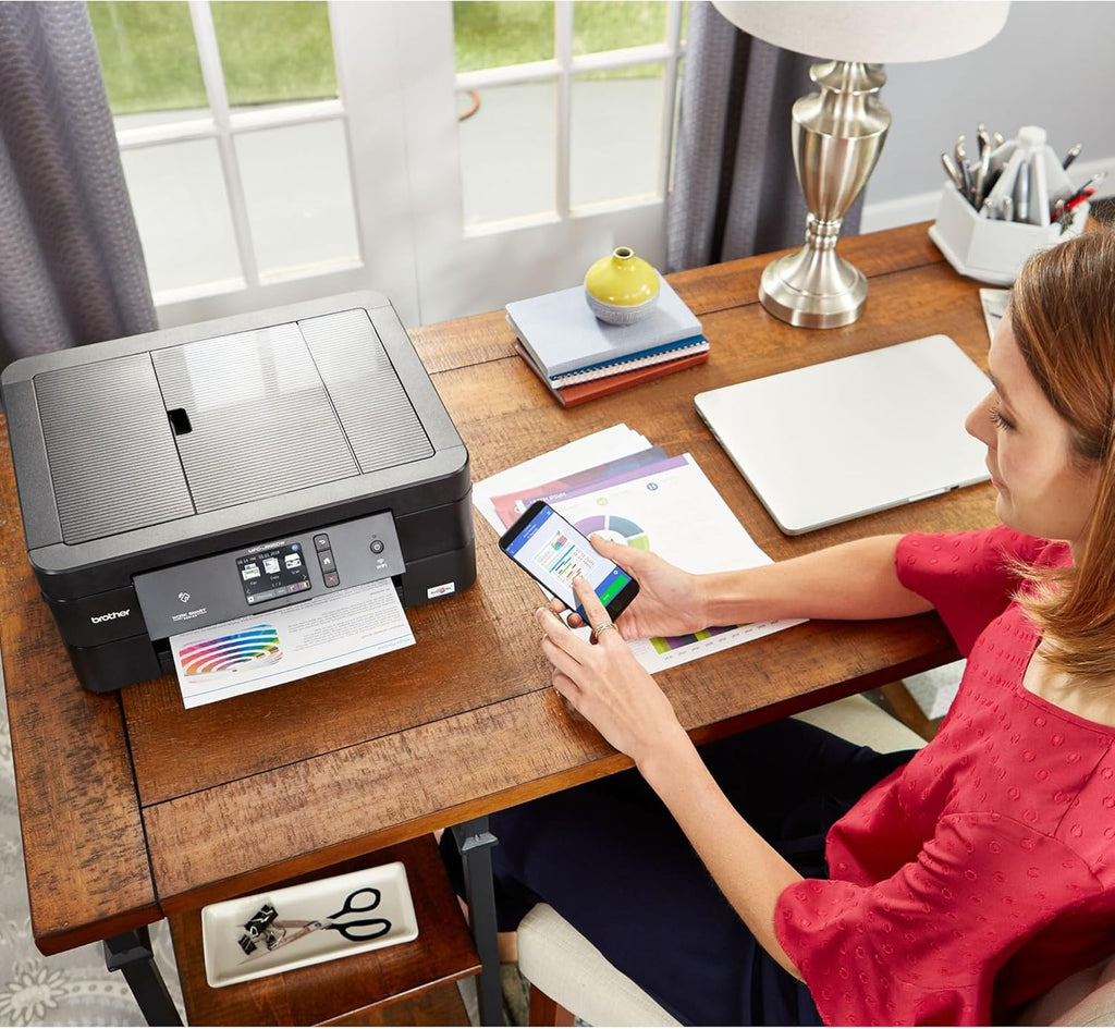 Brother Wireless All-In-One Inkjet Printer, MFC-J895DW, Multi-Function Color , Duplex Printing, NFC One Touch to Connect Mobile Printing, Amazon Dash Replenishment Enabled