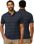 Cole Haan Links Golf Polo Shirts for Men - Lightweight and Breathable 4-Way Stretch with Moisture Management Technology