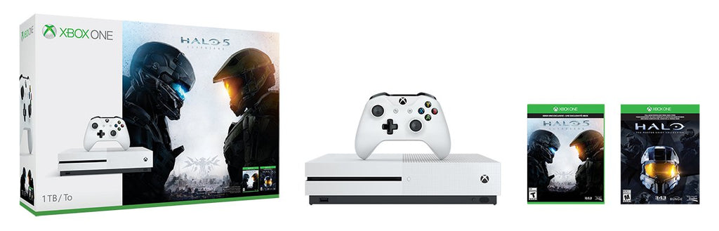 XBOX ONE S 1TB SYSTEM W/HALO COLLECTION (Renewed)