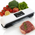 Premium Robotic Vacuum Sealer for Home & Kitchen, 85Kpa Powerful Suction One-Touch Operation Compact Food Sealer for Storage & Meal Prep, Multible Modes with 20 Pre-Cut Pouches
