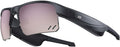 Sports Audio Sunglasses, Smart Bluetooth Glasses for Cycling, Running and Hiking. Black Frame & Transition AR Purple.