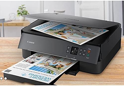 Canon PIXMA TS6420a All-in-One Wireless Color Printer with Print, Scan, Copy, Photo Print & Mobile Functions Bundle with DGE USB Cable + Print Like A Pro Guidebook Kit