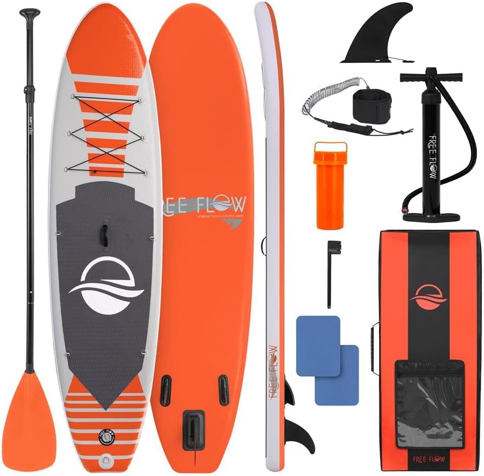 SereneLife Ultra-Light Inflatable Stand Up Paddle Board with Premium SUP Accessories