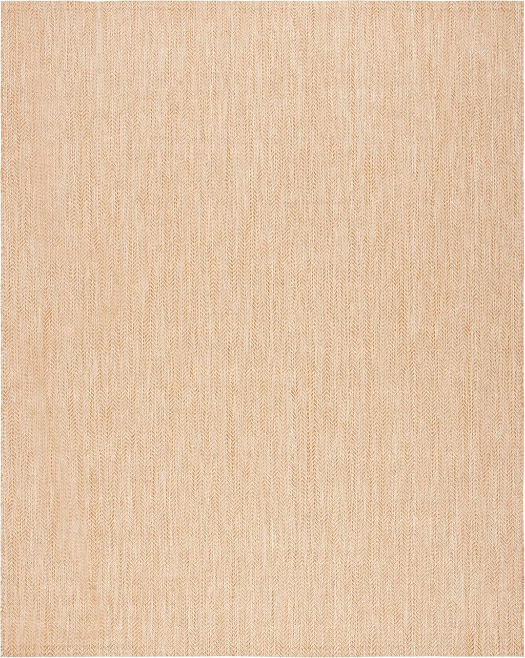 SAFAVIEH Washable Rug Outdoor Courtyard Collection - 9' x 12', Natural & Cream, Non-Shedding & Easy Cleaning, Ideal for Patio, Backyard, Mudroom (CY8022-03012)