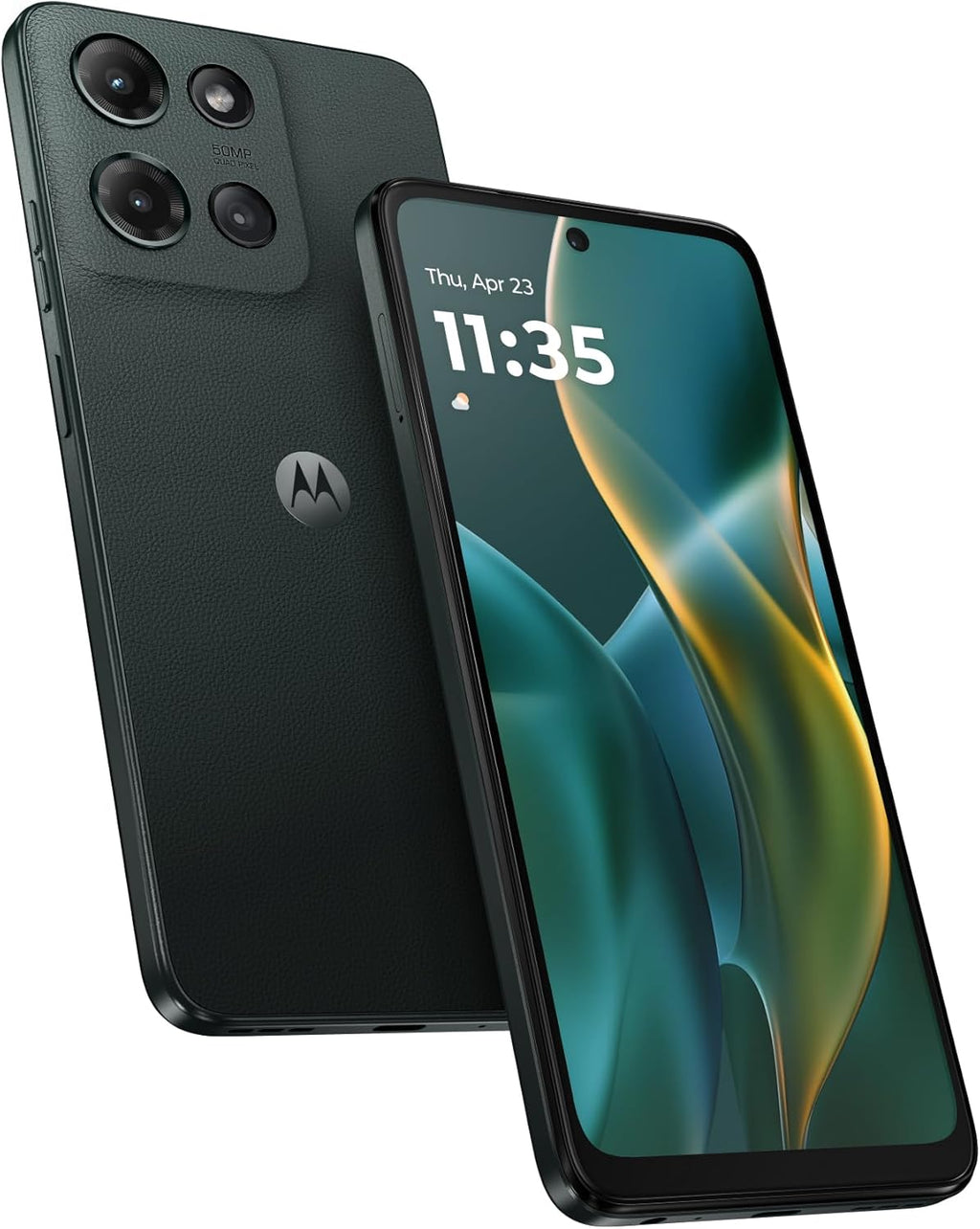 Motorola 2025 Moto G | Unlocked | Made for US 4/128GB | 50MP Camera | Forest Gray (Renewed)
