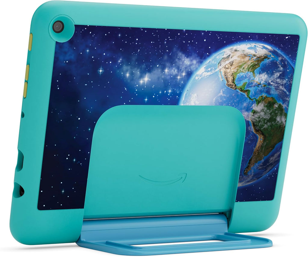Amazon Fire HD 8 Kids Pro tablet (newest model), ages 6-12. Bright 8" HD screen, includes ad-free content, parental controls, 13-hr battery, slim case for older kids, 32GB, Discovery