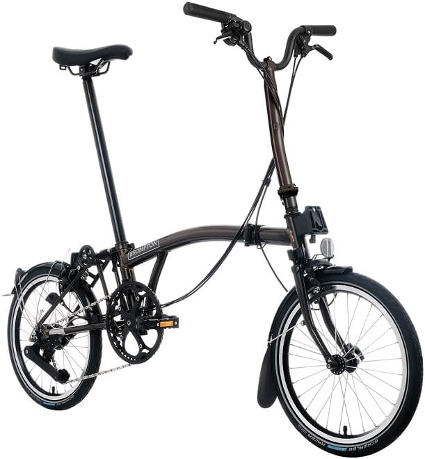 Brompton Folding Commuter Bike C Line 12-Speed | Compact, Lightweight, Urban Bike for Adults