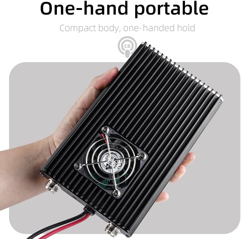 KSUN Output Power for CB Radio, Black, with SSB Mode and TX Indicator CB-P150 (1 Pack, Black)