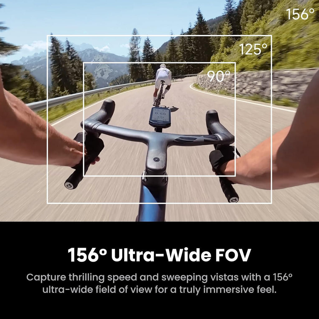 Insta360 GO Ultra Tadej Pogačar Edition - Small 4K Vlogging Camera, Hands-Free, POV Cam, 1/1.28" Sensor, 53g Lightweight, 156° FOV, 200 Min Battery Life, Magnetic Wearable Action Camera for Cycling