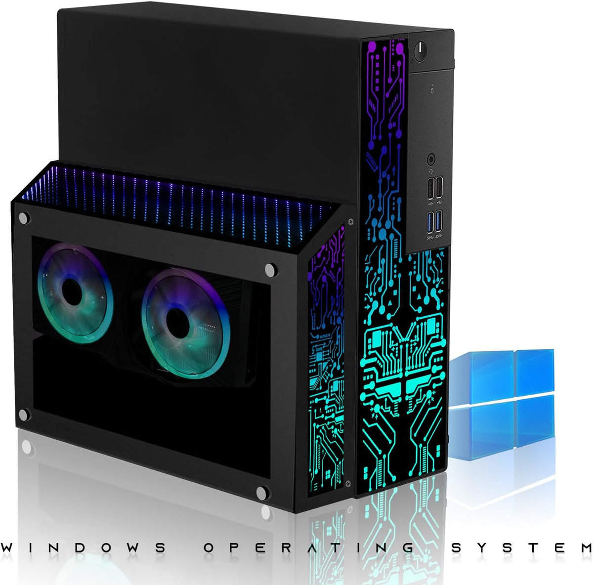 Dell OptiPlex Gaming Desktop PC Bundle with Core i7 32GB RAM 1TB SSD RTX 3060 Graphics RGB Keyboard with AI-Enabled Copilot Key Mouse Headphones Webcam Windows 11 Pro(Renewed)