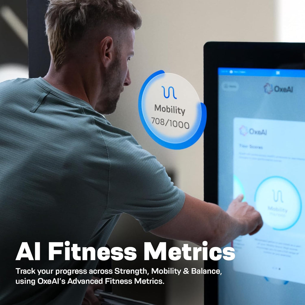 OxeFit XS1 Peak Smart Home Gym – All-in-One Strength, Cardio & Pilates Machine with Adaptive Workouts, AI Training, Performance Tracking & Trainer-Led Classes Black