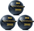 ToughFit Soft Wall Ball - Medicine Ball Set for Cardio Fitness Exercise - Weighted Med Ball for Strength and Conditioning Exercises, Cross Training Lunge, and Partner Toss