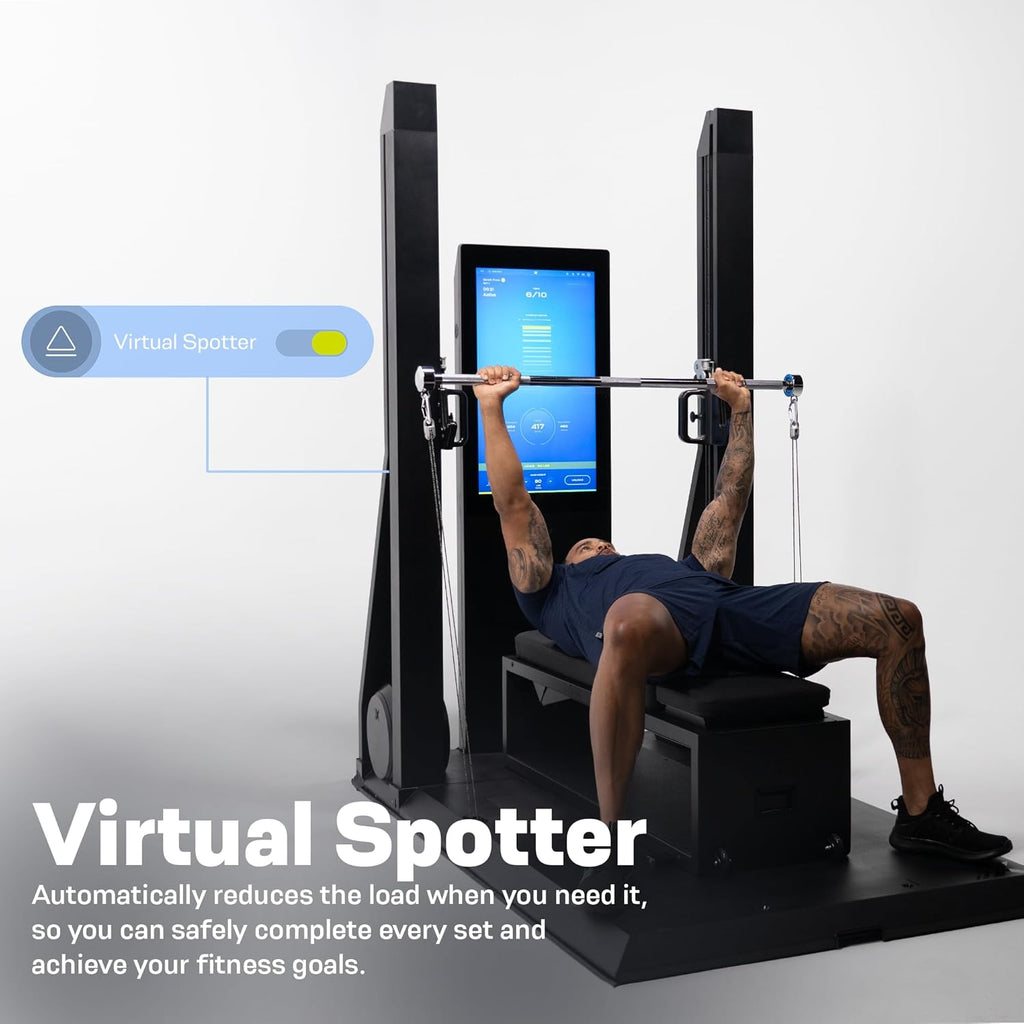 OxeFit XS1 Peak Smart Home Gym – All-in-One Strength, Cardio & Pilates Machine with Adaptive Workouts, AI Training, Performance Tracking & Trainer-Led Classes Black