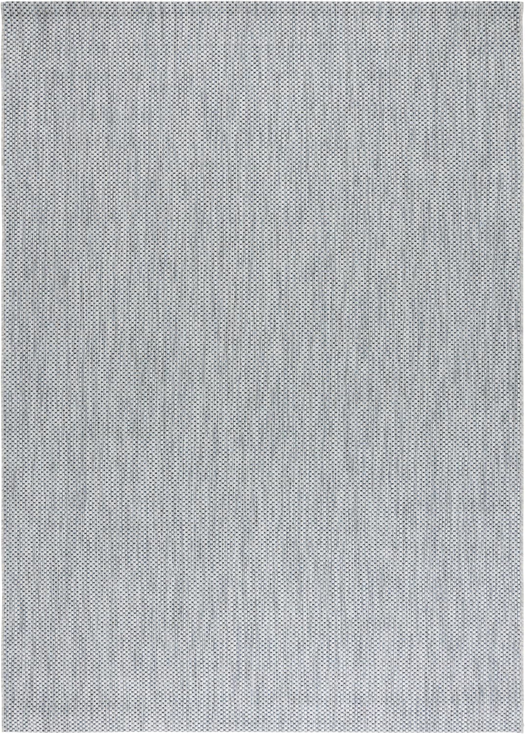 SAFAVIEH Courtyard Collection 8' x 10' Grey/Navy CY8521 Indoor/ Outside Waterproof Easy cleansingPatio Backyard Mudroom Area Mat