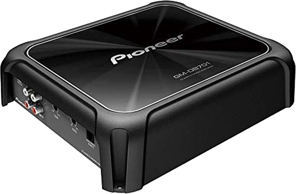 Pioneer GM-D8701 1600 Watts Class D Mono Amplifier with Wired Bass Boost Remote + Wire Kit