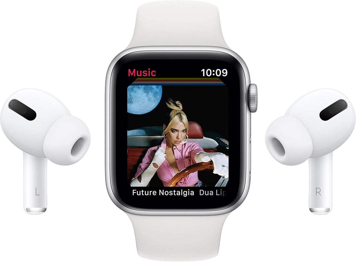 Apple Watch Series 6 (GPS, 40mm) - Space Gray Aluminum Case with Black Sport Band (Renewed)