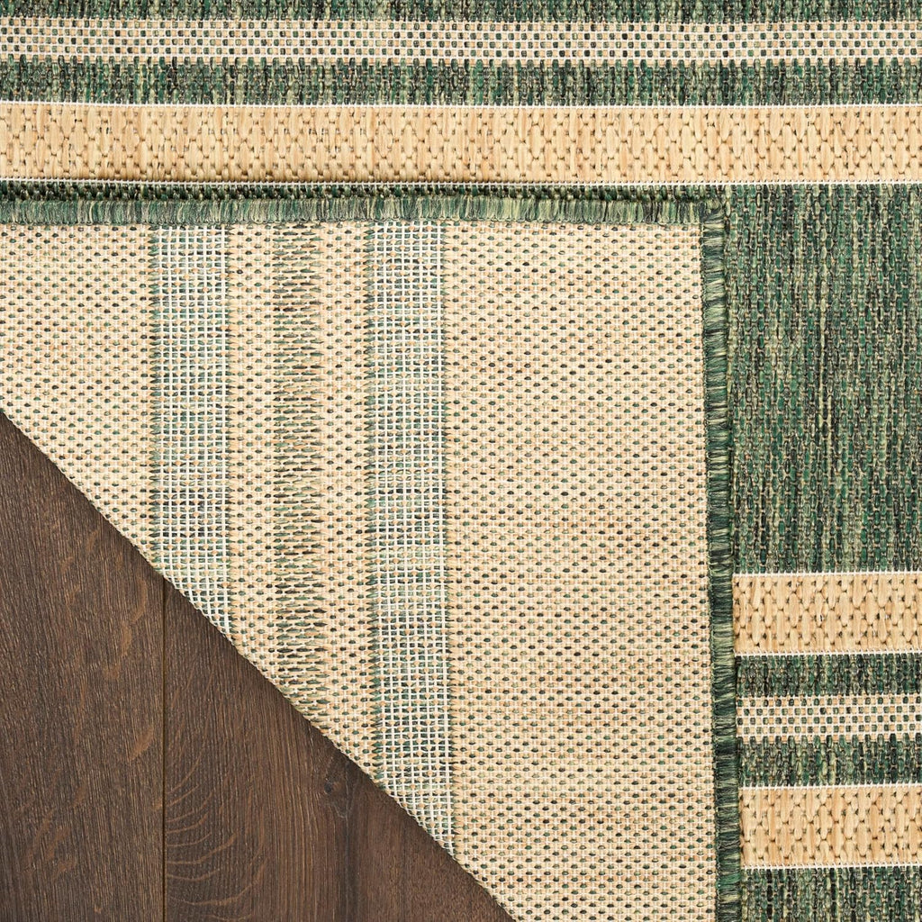 Nourison Home Horizon Indoor/Outdoor Green 10' x 14' Area Rug - Easy Clean, Non Shedding, Bed Room, Living Room, Dining Room, Kitchen (10' x 14')
