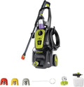 Sun Joe Electric Pressure Power Washer w/ Foam Cannon & Extension Wand, 1600 PSI (PWMA Certified), 1.1 GPM, 13-Amp Motor - Heavy-Duty Cleaning Machine for Patios, Decks, Sidewalks & Cars, SPX2680-MAX