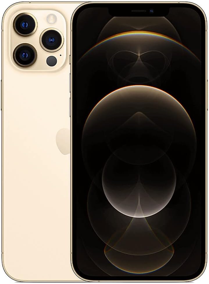 Apple iPhone 12 Pro, 128GB, Gold - Unlocked (Renewed)