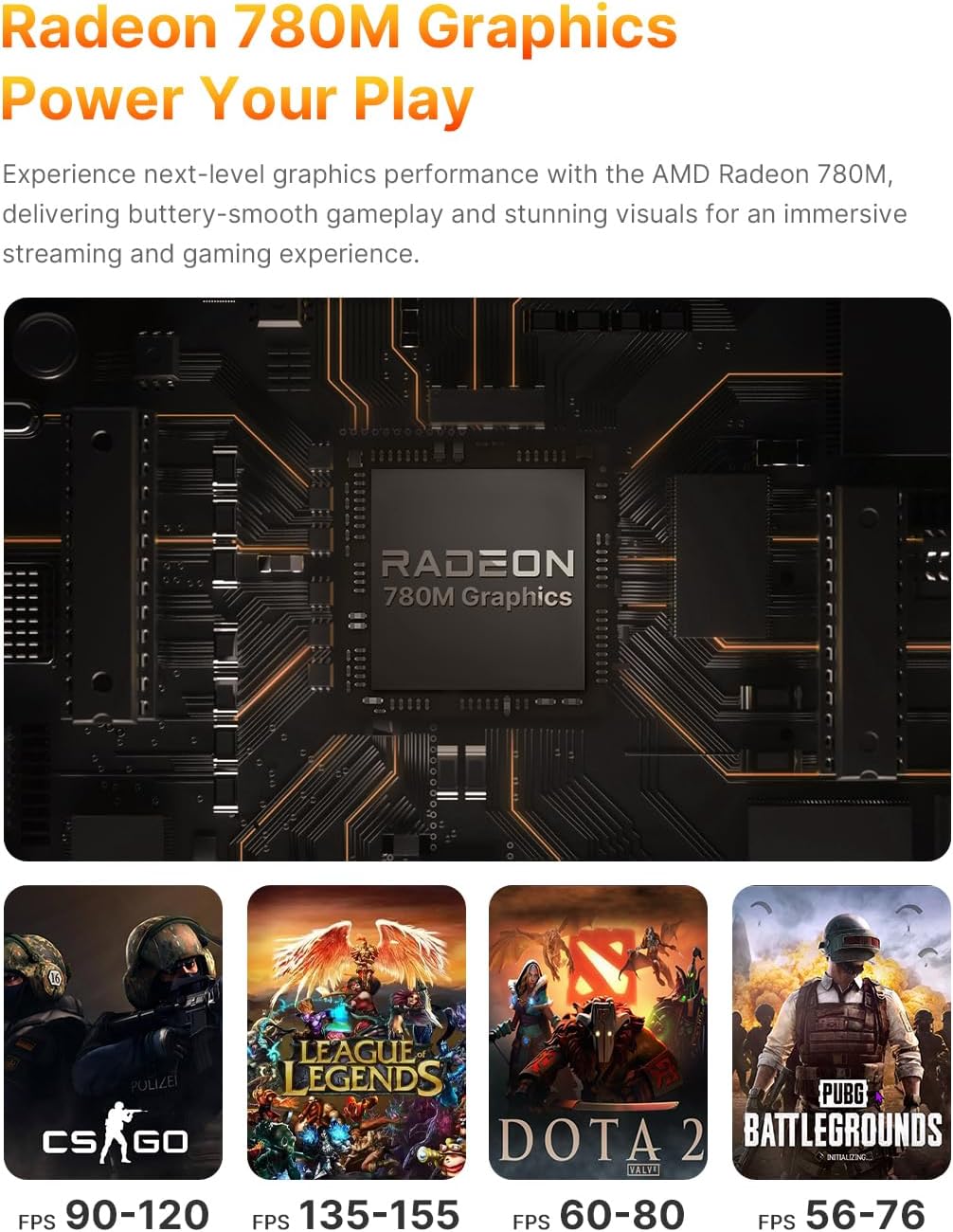 BOSGAME P3 Mini Gaming PC AMD Ryzen 7 7840HS | 16GB DDR5 RAM | 1TB PCIe 4.0 NVMe SSD | Dual Gigabit Ethernet | Triple Display| AX210 Wi-Fi 6E | BT 5.2 | Compact Desktop Computer