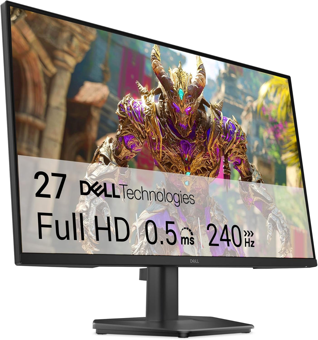 Dell 27 240Hz Gaming Monitor - SE2726HG - 27-inch FHD (1920x1080) 240Hz Display, in-Plane Switching (IPS) Technology, AMD FreeSync Premium, TÜV 3-Star, 2X HDMI, DisplayPort 1.4, Tilt