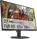 Dell 27 240Hz Gaming Monitor - SE2726HG - 27-inch FHD (1920x1080) 240Hz Display, in-Plane Switching (IPS) Technology, AMD FreeSync Premium, TÜV 3-Star, 2X HDMI, DisplayPort 1.4, Tilt