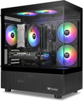Gaming Desktop Computer, AMD R7 4700 LE,RTX 3050 6G,16GB DDR4,512GB M.2 SSD, BX3 550W 80PLUS Bronze PSU, RGB Fan x5, WiFi Ready & Windows 11 Home, Black