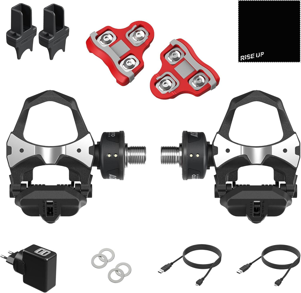 Favero Assioma Duo, Dual-Sensing Side Pedal Based Cycling Power Meter, Bluetooth & ANT+ Connectivity for Bike Computers, Cycling GPS Units, & Smartphones
