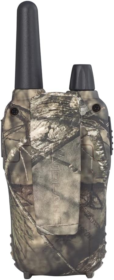 Midland® - T75VP3 - 36 Channel FRS Two-Way Radio - Long Range Walkie Talkie, 121 Privacy Codes, & NOAA Weather Scan + Alert - Mossy Oak Camo - Set of 2