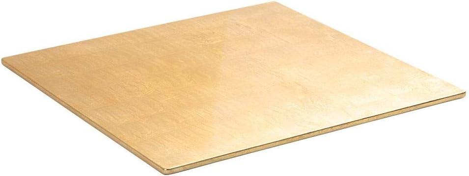 Gold Leaf Lacquer Placemat 13.5 Inch Square, 4 Mats