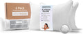 AllerEase Platinum 2-in-1 Adjustable Pillow, CleanBoost Allergen Barrier, Extra Fill, Standard/Queen - 2 Pack