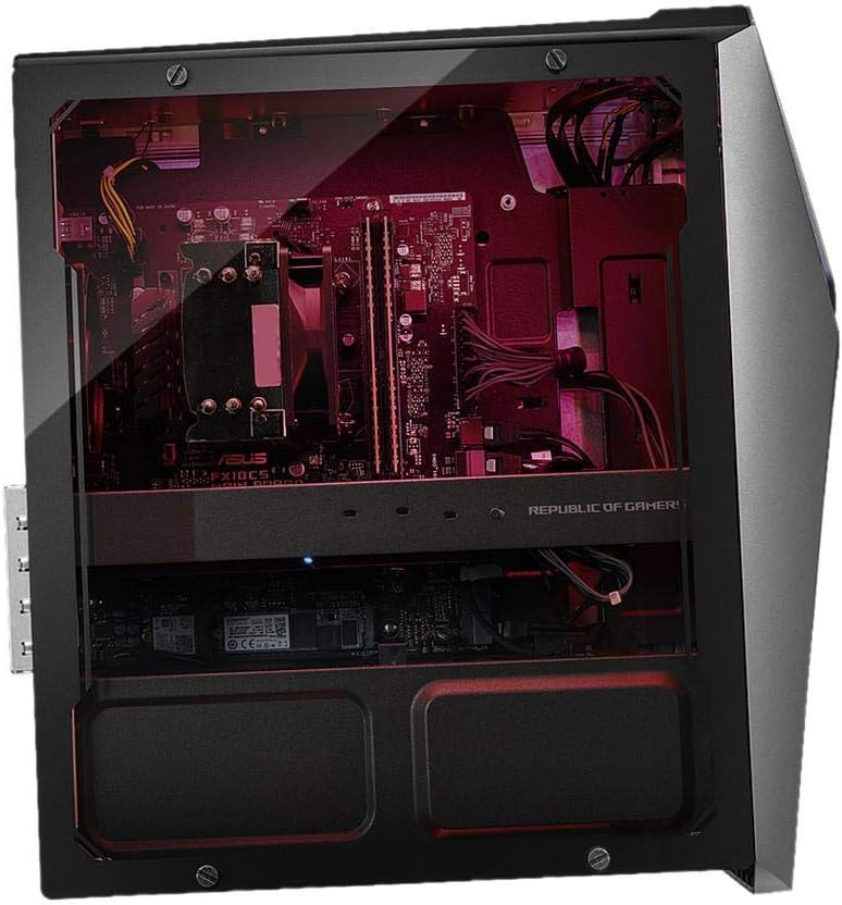 ASUS ROG Strix GL10DH Gaming Desktop PC, AMD Ryzen 5 3400G, GeForce GTX 1650, 8GB DDR4 RAM, 512GB PCIe SSD, Wi-Fi 5, Windows 10 Home, GL10DH-PH552