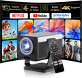 HP MC450 Smart Mini Portable Projector with WiFi & Bluetooth, Official Licensed Apps, Short Throw Projector with 4K Support, Voice Control, USB-C, Movie Projector for Bedroom & Outdoor