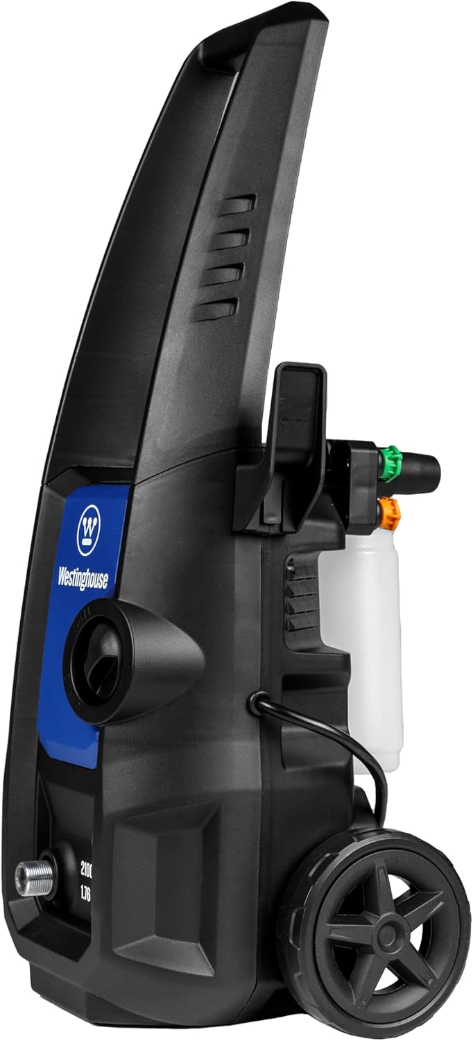 Westinghouse ePX3050 Electric Pressure Washer, 2100 Max PSI 1.76 Max GPM with Foam Cannon and Turbo Nozzle, for Cars/Fences/Driveways/Home/Patios
