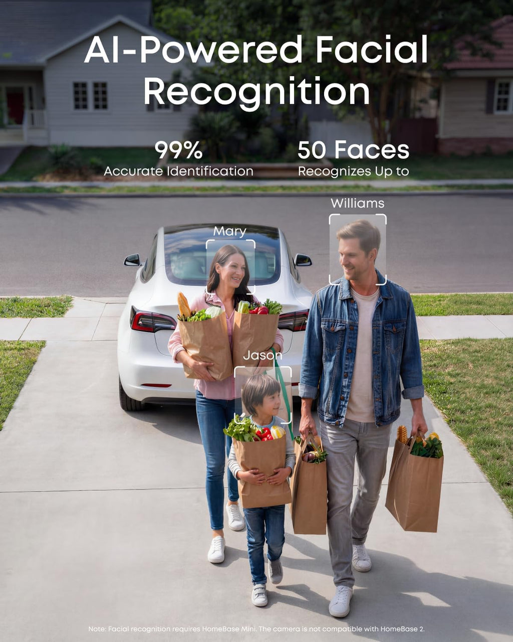 eufy Security eufyCam C35 4-Cam Kit with Solar Panel, Wireless Security Camera, Outdoor and Indoor, Magnetic Mount, Color Night Vision, Local Storage, No Monthly Fee, IP67, Build-in 8GB, White