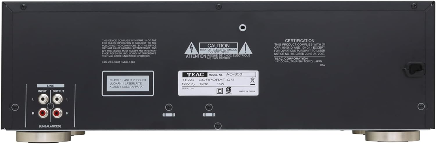 TEAC AD-850 Cassette Deck CD Player