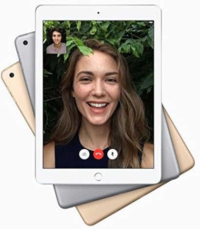 Apple iPad with WiFi, 32GB, Silver (2017 Model) (Renewed)